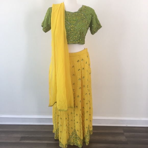 Lemon Lehenga - Picture 7 of 8